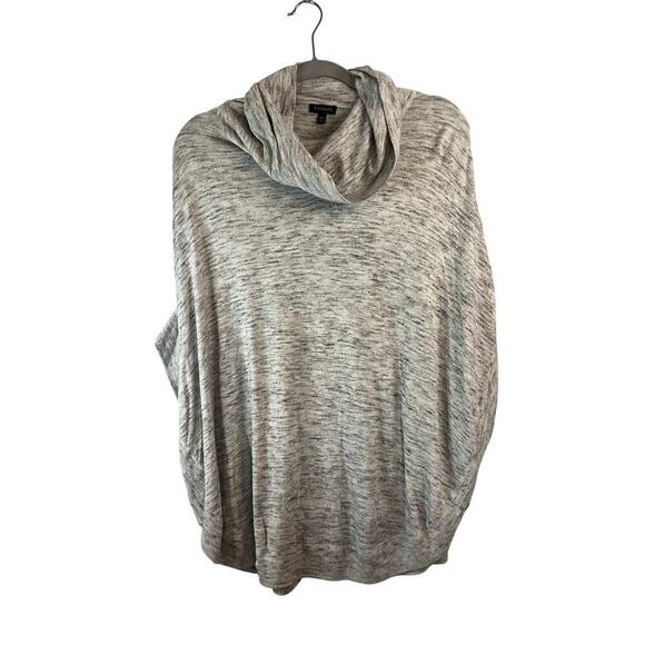 Talbots Sweaters - Talbots Womens Poncho Cowl Neck Gray Size M/L